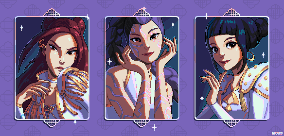 KojiroArts's tweet image. the song we couldn't write,
this is what it sounds like ⭐️

#huntrix #pixelart #ドット絵