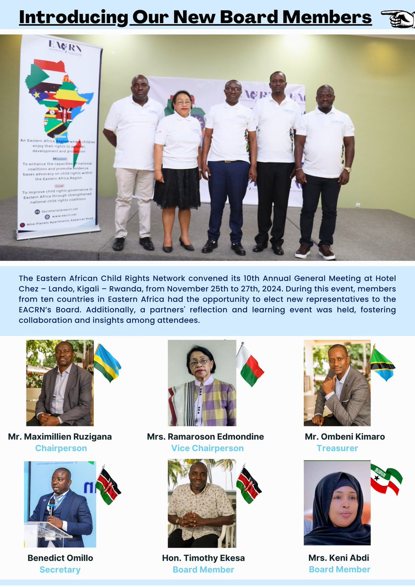 EacrnRegional's tweet image. 📰 Our 2025 Mid-Year Newsletter is out!

Get the latest updates on our work to advance children’s rights across Africa🌍, key highlights from our Annual General Meeting, and more.

📥 Read it here: acrobat.adobe.com/id/urn:aaid:sc…
