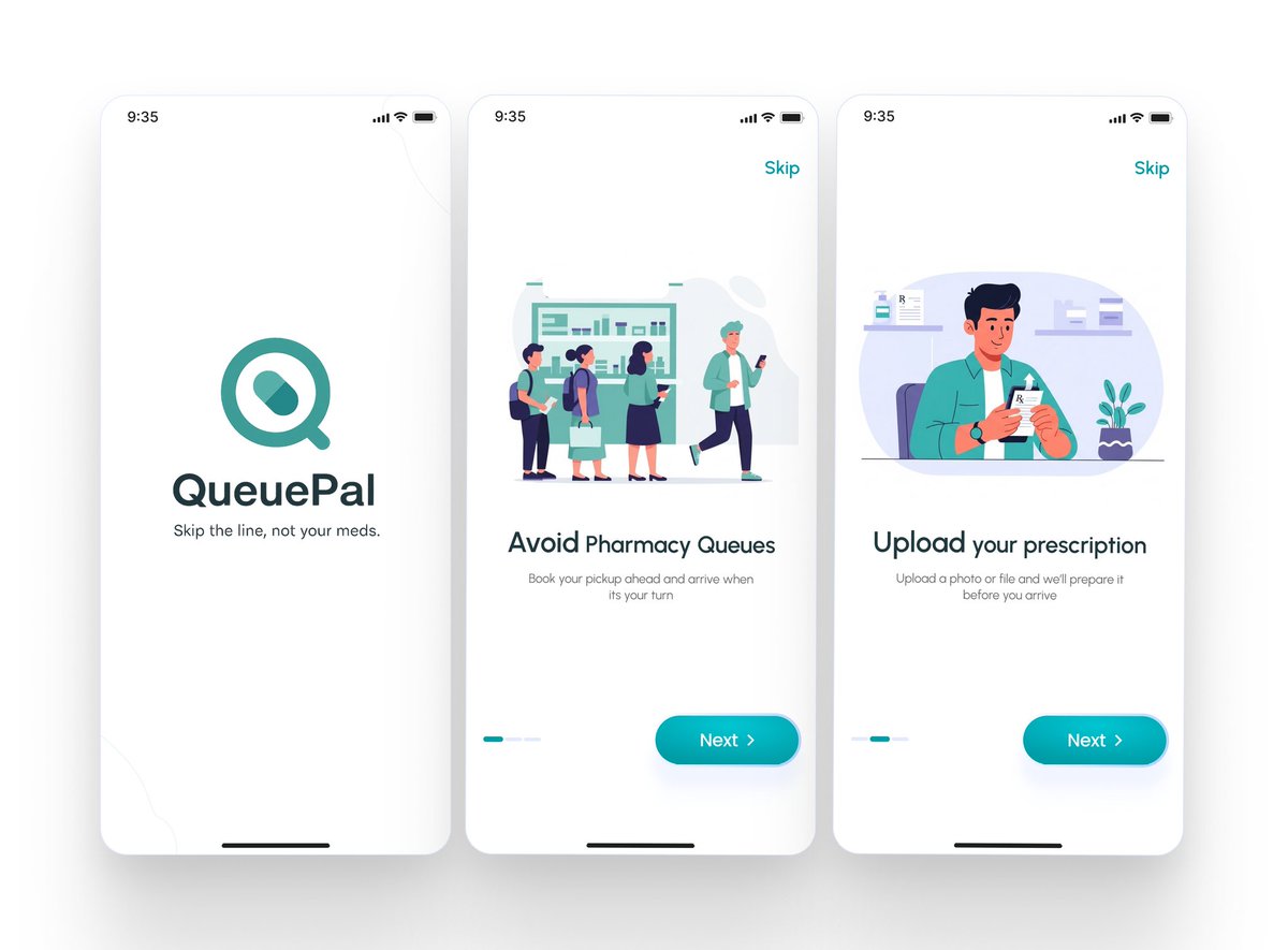 MercyUIUXdesign's tweet image. Healthcare based appβ€οΈ
I'm currently working on project
The idea is simpleπ«°
Help people skip long pharmacy queues by booking pickups ahead, uploading prescriptions, and tracking their position in real time.