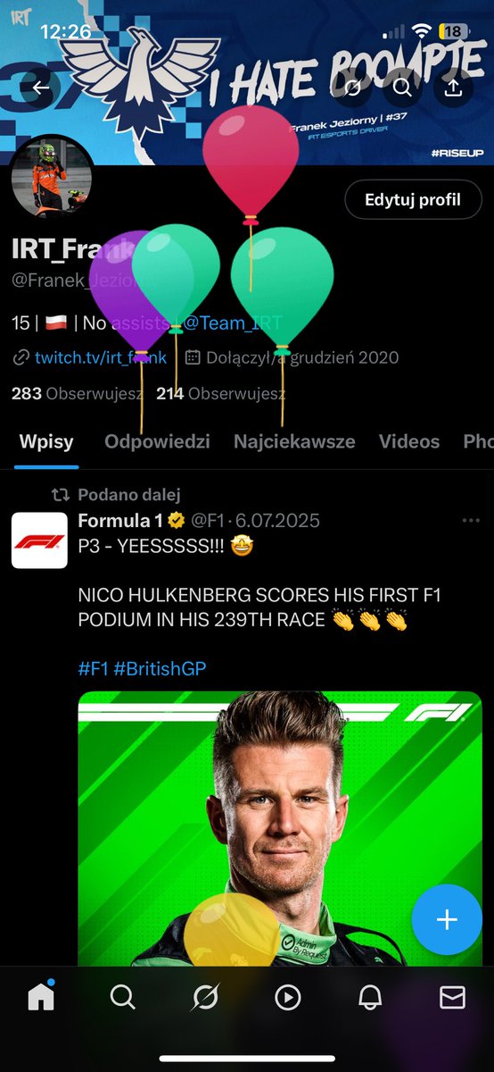 Franek Jeziorny tweet media