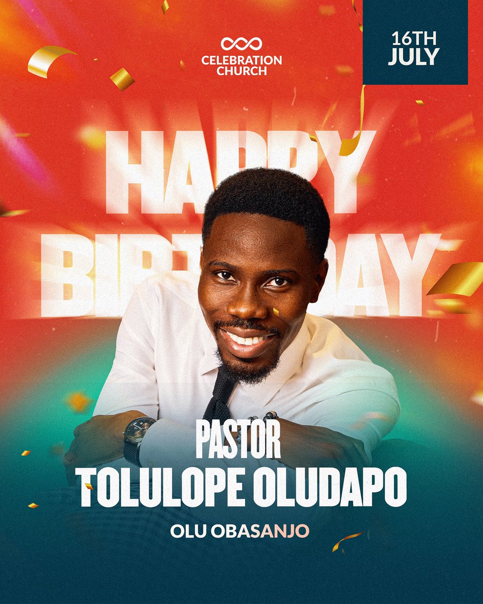 Celebration Church International (@cci__global) on Twitter photo Today, we celebrate YOU, Pastor Tolu Oludapo. <a href="/tolulopeoludapo/">Tolulope Oludapo</a>
A gift of leadership, wisdom, and unwavering faith.
Thank you for Pastoring us with love, standing firm in truth, and being a true leader over this house.
Because of your obedience and covering, we move forward with Today, we celebrate YOU, Pastor Tolu Oludapo. <a href="/tolulopeoludapo/">Tolulope Oludapo</a>
A gift of leadership, wisdom, and unwavering faith.
Thank you for Pastoring us with love, standing firm in truth, and being a true leader over this house.
Because of your obedience and covering, we move forward with
