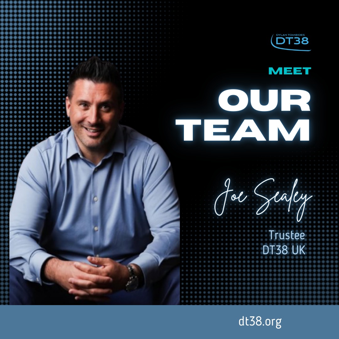 We'd like to introduce you to some of the DT38 team.

Meet Trustee of DT38 UK, <a href="/joe_sealey1/">joesealey</a>

Dylan's former agent, TV star &amp; businessman, an ever-present source of support &amp; golden advice for DT38 since we launched 10 years go.

He can be contacted via dt38@dt38.co.uk

#WeAreDT38