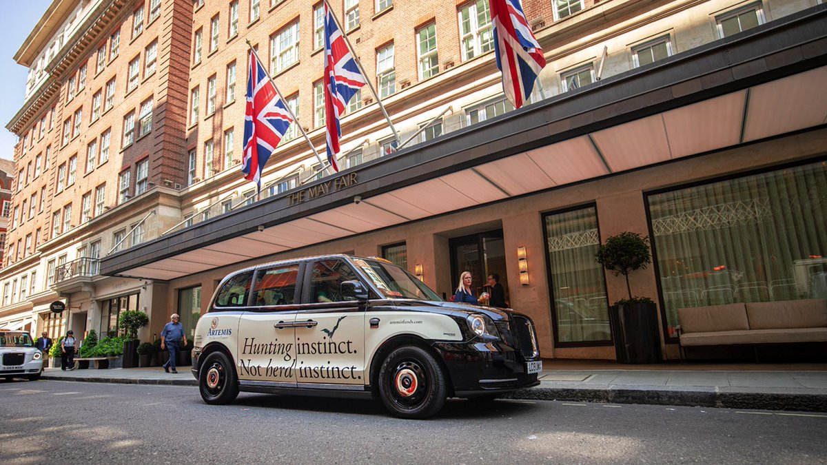 UbiquitousTaxis's tweet image. Artemis and their latest campaign urges audiences to be a hunter, not a tracker. Taxi advertising is a format that enjoys a ubiquitous relationship with wealthy audiences. We don't hunt them, but they're great at finding us!
#brandawareness
#taxiadvertising
#creativeadvertising