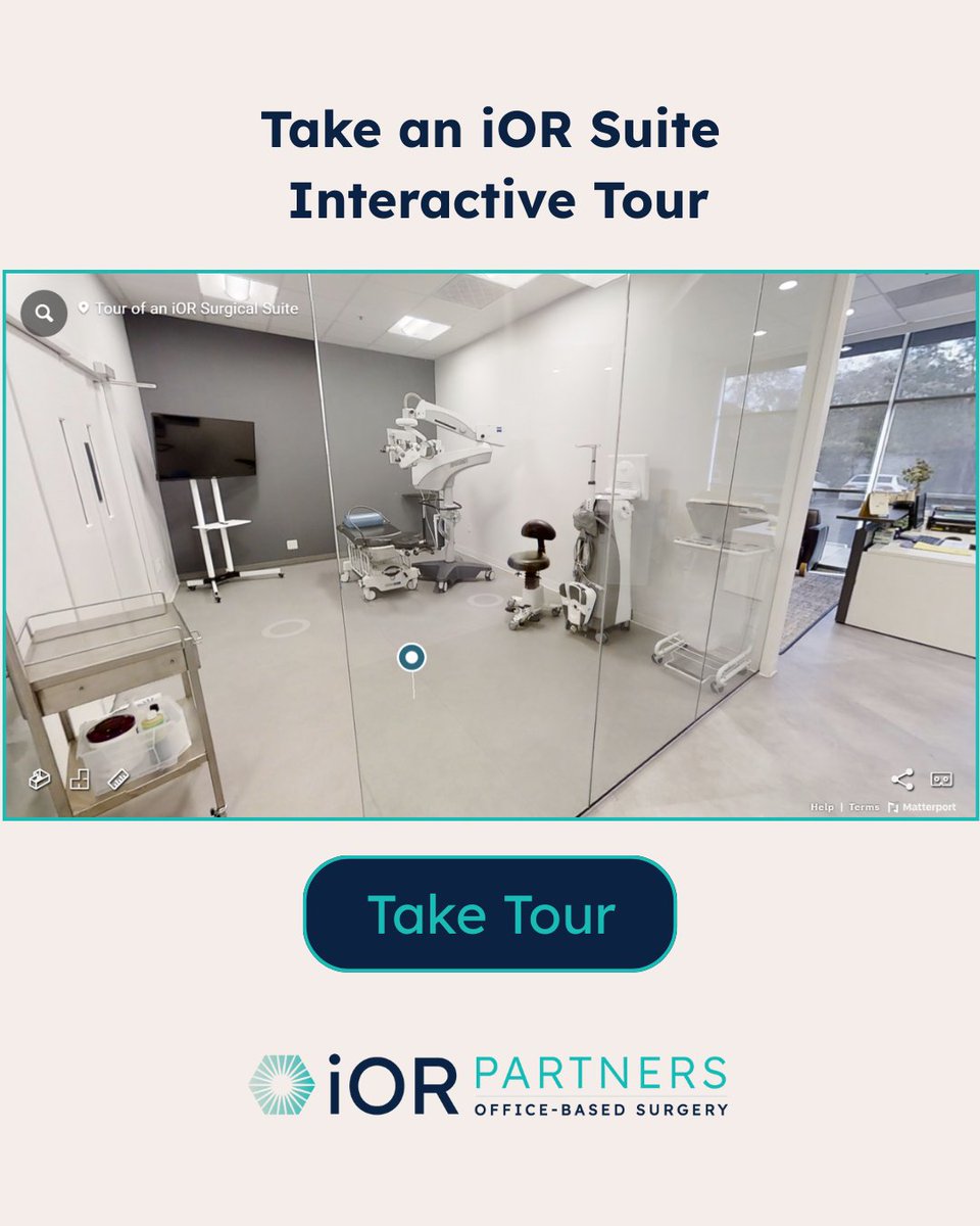 Have you ever wanted to tour an iOR Suite?  

Discover what an iOR Suite looks like: bit.ly/4lNY0YS 

#OfficeBasedSurgery #iORPartners