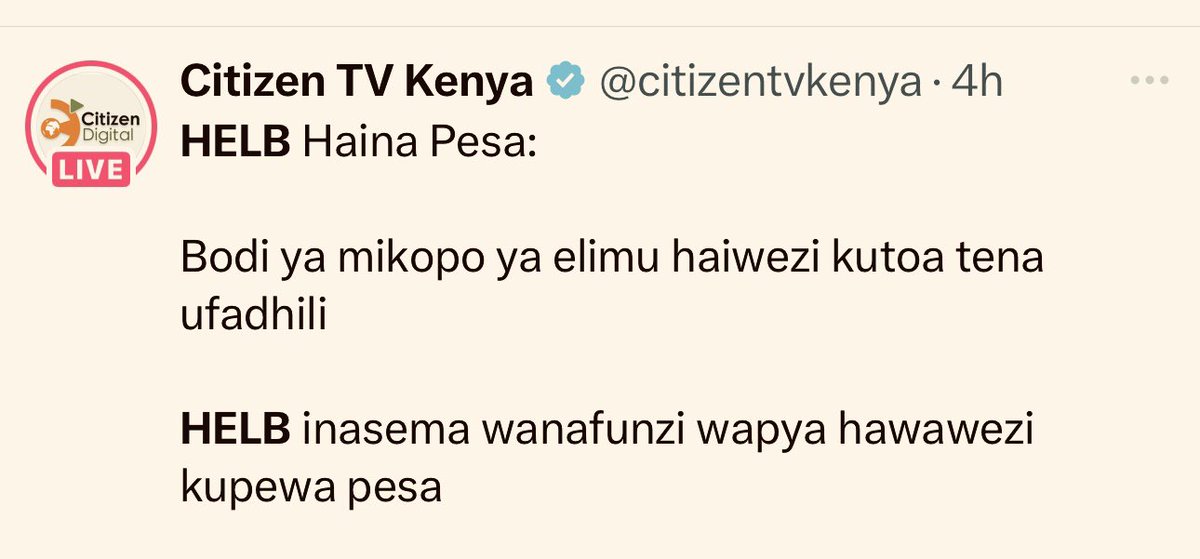 paulinenjoroge's tweet image. One of the most important reasons why we must push for better governance and functional systems is so that we can move away from an unhealthy reliance on individual politicians.
When a student is admitted to a university or college, he/she should not be stranded unless a…