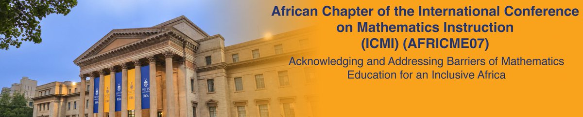 CoE-MaSS (@coemass) on Twitter photo 📚🔖📝This week the <a href="/WitsUniversity/">Wits University</a> School of Education, together with the International Commission on Mathematics Instruction (ICME), is hosting the 7th African Regional Congress of ICMI on Mathematics Education (AFRICME 7).
AFRICME was launched at the Wits School of Education 📚🔖📝This week the <a href="/WitsUniversity/">Wits University</a> School of Education, together with the International Commission on Mathematics Instruction (ICME), is hosting the 7th African Regional Congress of ICMI on Mathematics Education (AFRICME 7).
AFRICME was launched at the Wits School of Education