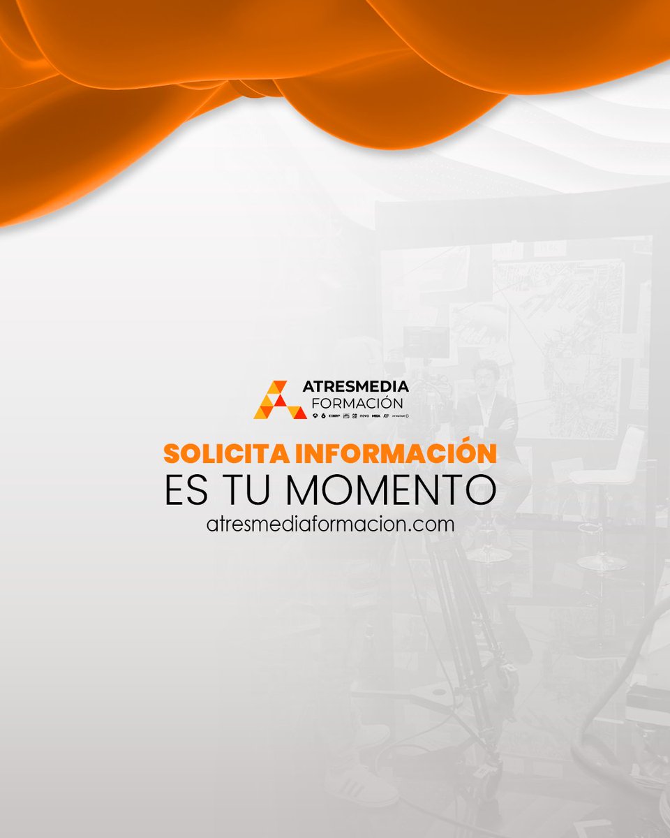 🍂 Septiembre es el mes de los cambios

De apostar por ti y de empezar algo que te acerque a lo que sueñas. Y en #AtresmediaFormación te damos las herramientas para hacerlo posible.

Fórmate con profesionales, conecta con el sector y consigue tu diploma acreditativo.

¡Apunta