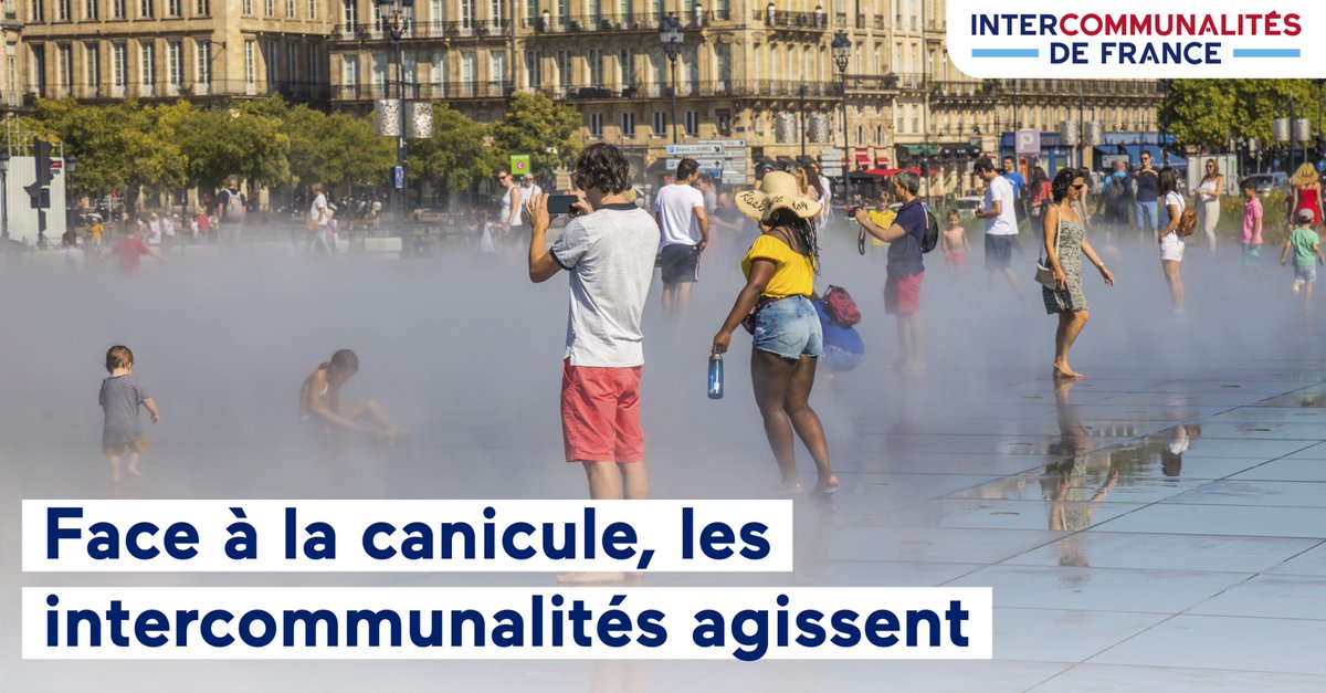 IntercoDeFrance's tweet image. 🌡️ Retour sur les initiatives prises par les intercommunalités lors de la vague de chaleur de début juillet
✅ Inventaire non exhaustif des mesures prises, en articulation avec l’État et les municipalités
🔗 intercommunalites.fr/actualite/brou…