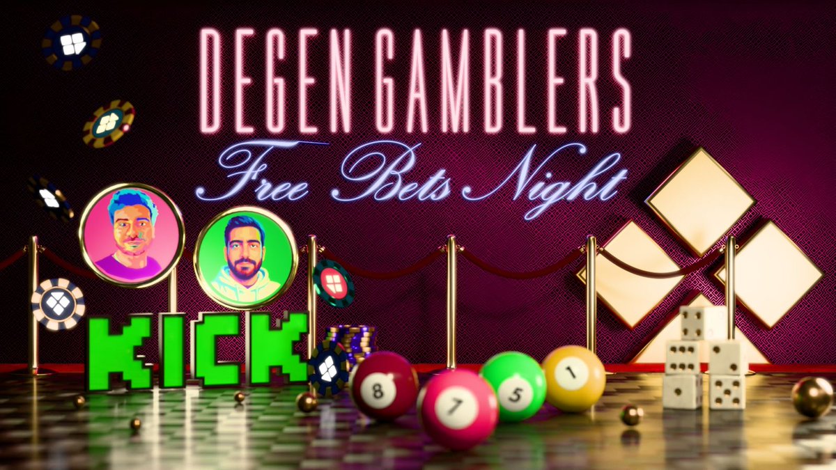 🚨 Happening Tomorrow at 4 PM GMT! 🚨

Join us for Degen Night Edition 🌙🎉
Let's play some Games! 👀

💬 Have questions or just want to hang out?

We’ll be live on <a href="/KickStreaming/">KICK</a> and <a href="/X/">X</a>—and here’s the best part: Free bets are on the line for the community! 🔥