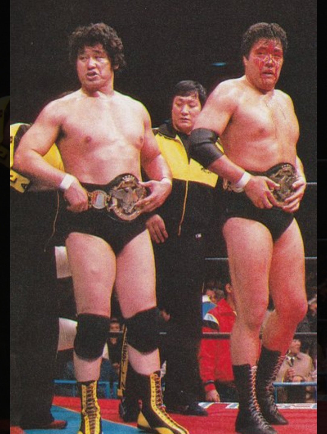 キャラプロ版　全日本プロレスフィギュア　ジャンボ鶴田＆天龍源一郎　鶴龍コンビ ジャンボ鶴田 天龍源一郎 鶴龍コンビ フィギュア 全日 - メルカリ