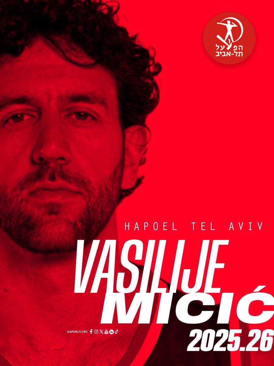 Carrusel Deportivo (@carrusel) on Twitter photo 🚨🏀 OFICIAL | Vasilije MICIC elige el <a href="/HapoelTLVBC/">Hapoel Tel Aviv BC</a>
👉 El base serbio, que era pretendido por el <a href="/RMBaloncesto/">Real Madrid Basket</a>, firma por tres temporadas con el Hapoel
🇮🇱🤝 El conjunto israelí estrena proyecto en Euroliga 🚨🏀 OFICIAL | Vasilije MICIC elige el <a href="/HapoelTLVBC/">Hapoel Tel Aviv BC</a>
👉 El base serbio, que era pretendido por el <a href="/RMBaloncesto/">Real Madrid Basket</a>, firma por tres temporadas con el Hapoel
🇮🇱🤝 El conjunto israelí estrena proyecto en Euroliga