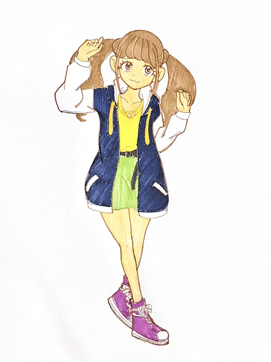 tTFeV7Kb3b81768's tweet image. ひなたちゃんも描いてみました。
記録をさかのぼったところ、ひなたちゃんを描くのは半年ぶりだったみたいでめっちゃ難しく感じました。
というかスパークルちゃんを半年も描き続けていたことに我ながら驚きでした。