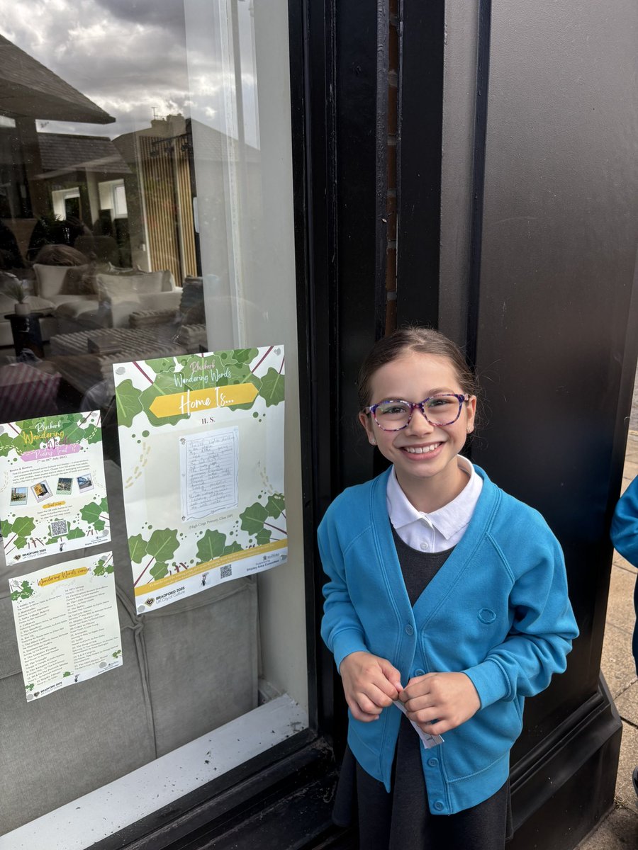 We’ve had a super morning completing the poetry trail in Shipley and seeing our winning poems. <a href="/HighCragsPLA/">High Crags Primary Leadership Academy</a>