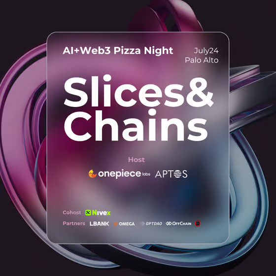 nx_Labs's tweet image. 🍕 Slices & Chains: AI x Web3 Pizza Night is here!
Hosted by @OnePieceLabs, and co-hosted by Nivex, we warmly invite you to join us in Palo Alto to explore the intersection of AI and Web3, and dive deep into emerging trends and new opportunities!
✨ Event Highlights:
🔹…