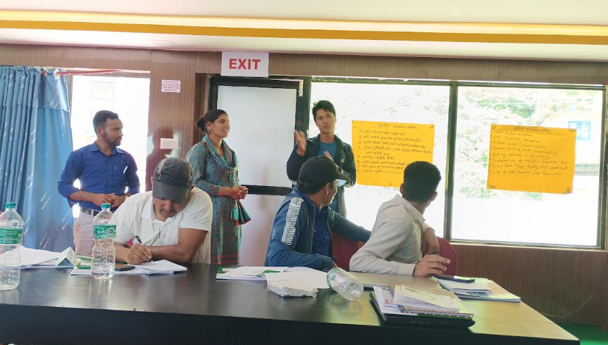 Training local health workers in Kalikot district of Nepal on active case finding, sputum courier system, contact tracing &amp; TB preventive therapy under the <a href="/GlobalFund/">The Global Fund</a> <a href="/UNDPNepal/">UNDP in Nepal</a> funded TB project. 
Strengthening the fight to #EndTB!