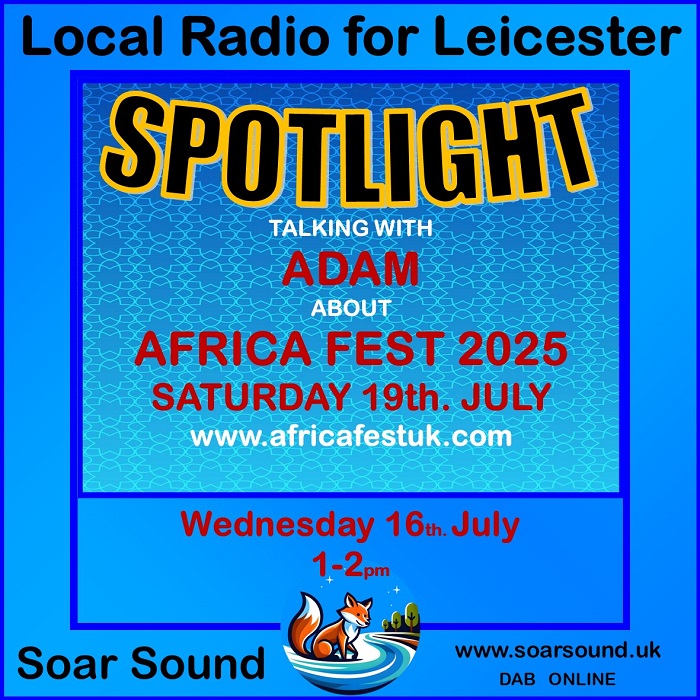 Leic58's tweet image. the SPOTLIGHT show hosted by the popular, volunteer, Pete Degnan.
Proudly presenting another show for the award-winning community radio station Soar Sound.
The show provides the opportunity for local charities and community groups to discuss their work and promote their projects.