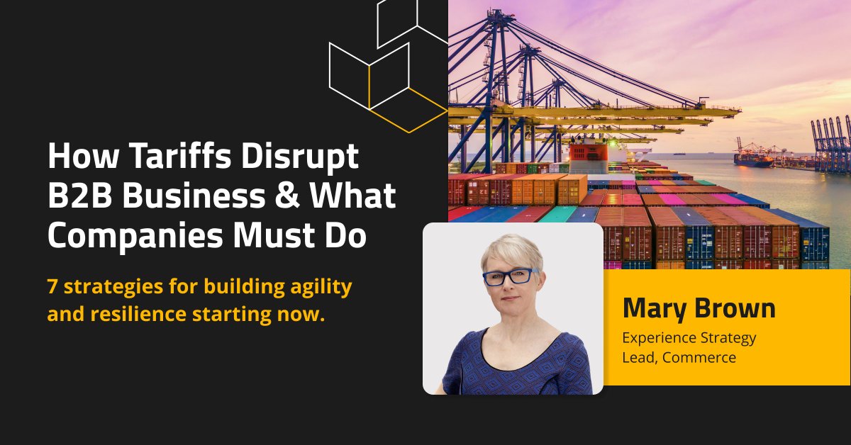 Tariff disruptions are just the beginning, and the next disruption isn't a matter of if, it's when. 🤔 Is your digital strategy built to adapt? Learn more: bit.ly/3TId2n7