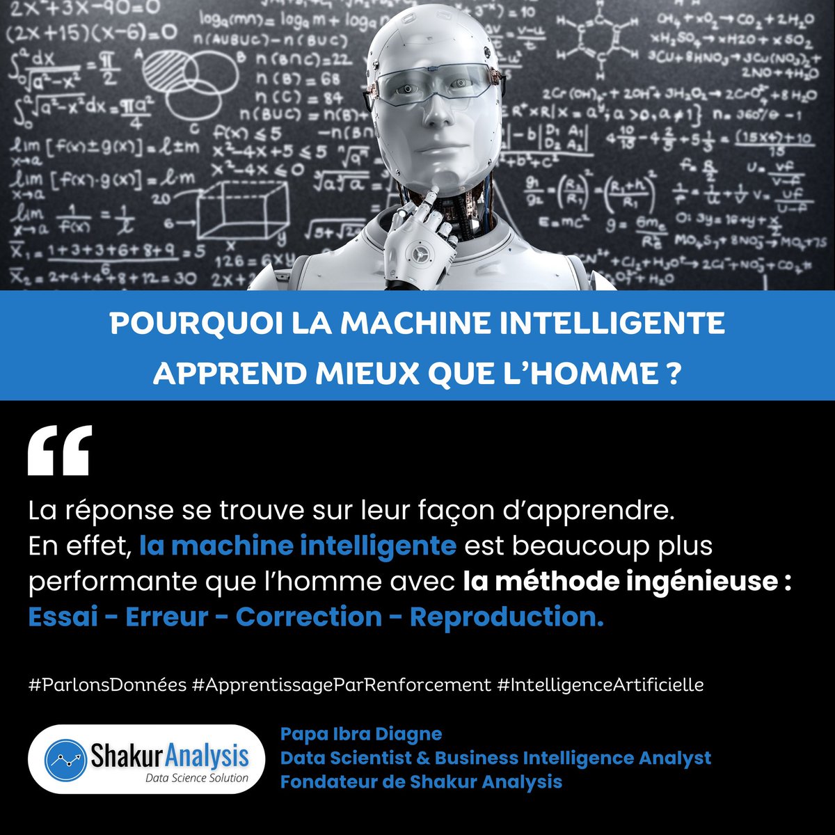 ❗️Les notes obtenues à l’école ne définissent pas notre intelligence.

❗️La note nous « juge », « étiquette » et « critique » alors que la correction nous fait progresser dans l’apprentissage.

✅Nous devons copier l’IA dans notre système éducatif.