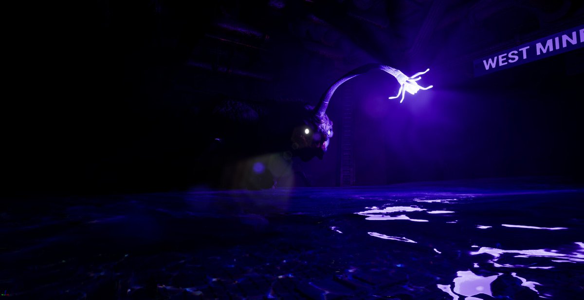 RanarifSC's tweet image. In Sunken Veins, maintain an underwater megastructure by repairing damages, reinforcing doors, and pumping out water. All these, while avoiding deep-sea creatures and floodings, with great water physics and claustrophobic atmosphere.