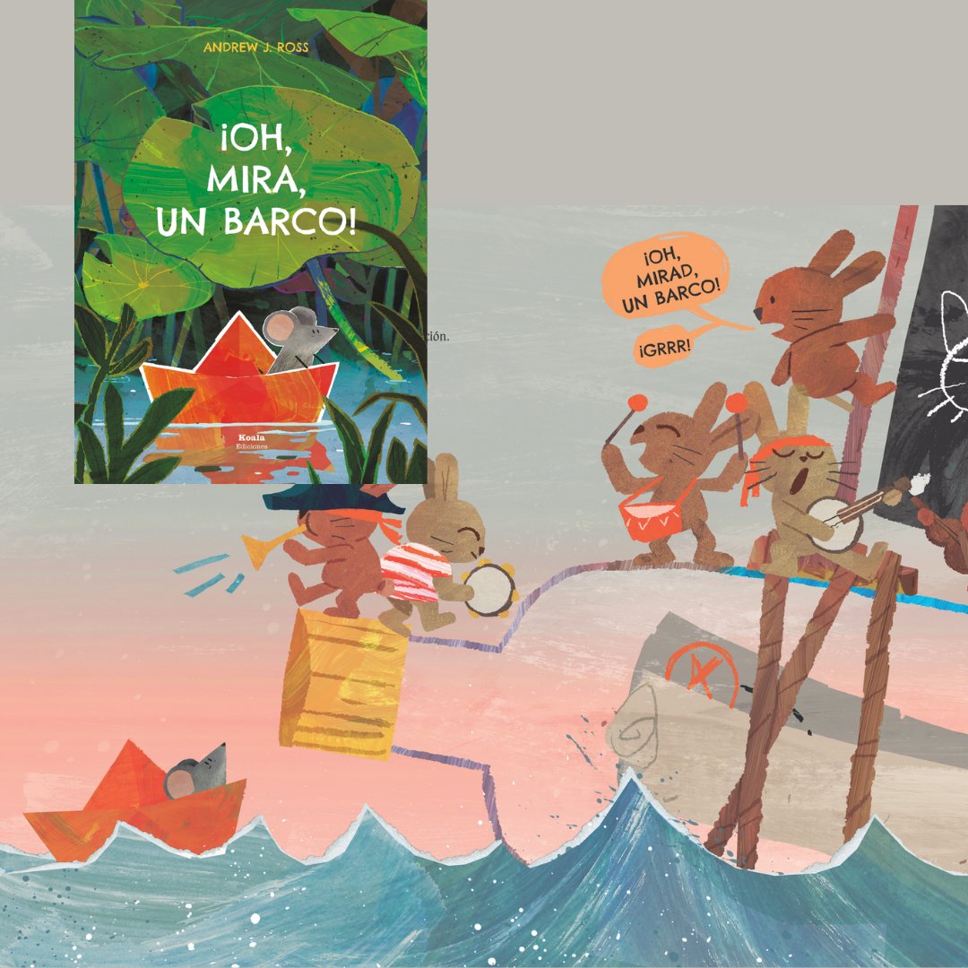 Un simpático y curioso ratón se encuentra un #barco y decide subirse. Empieza a #imaginar mil #aventuras y el barquito sobre el #río comienza a #navegar. ¿A dónde le llevará? Una divertida #fábula que combina mayúsculas y minúsculas. 

#veranoconcuentos