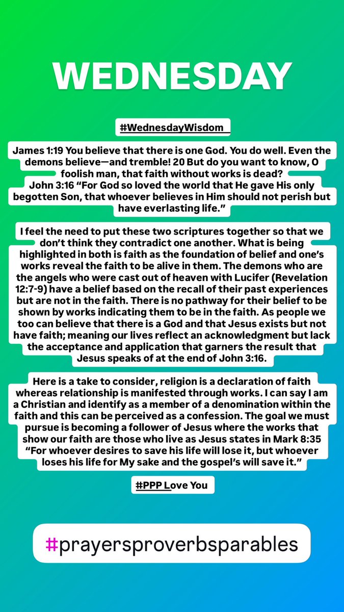 #WednesdayWisdom #PrayersProverbsParables