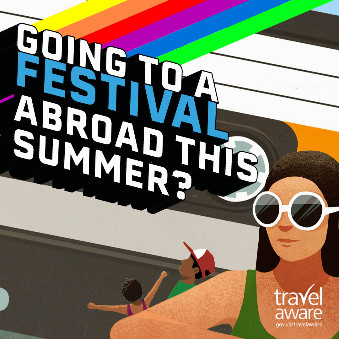 Are you going to music festivals in Europe this summer?

Most visits to festivals are trouble-free, but incidents can happen.

Before you head off, take a look at our festival travel check list: gov.uk/guidance/festi…