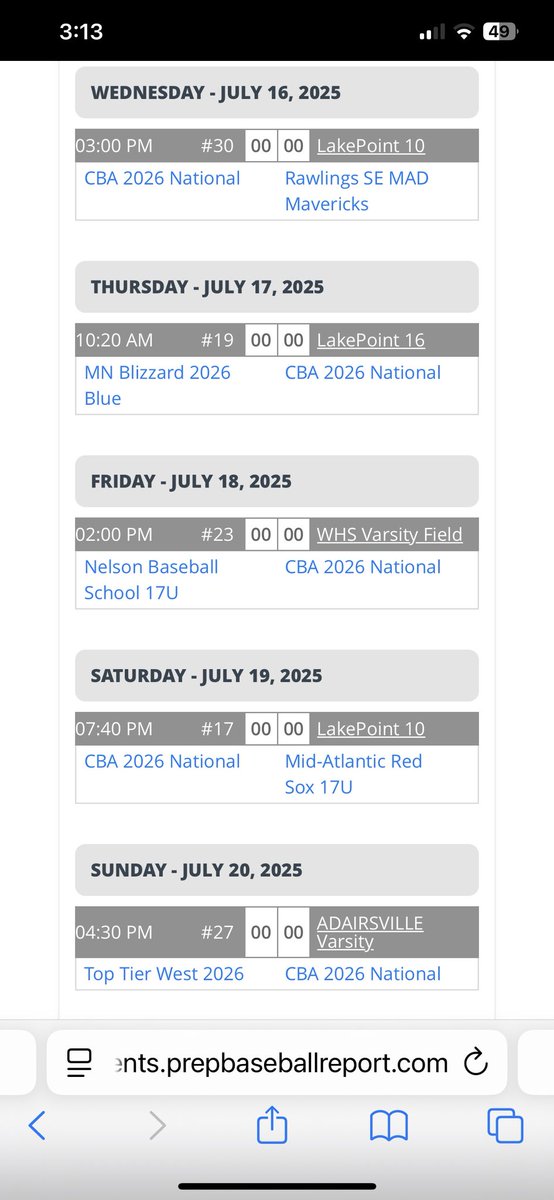 Vincent R. Pannutti - Class of 2026 (@aceofbases1) on Twitter photo Can’t wait for Lakepoint this week! Here is my schedule for this week. #22 <a href="/cltbsblacademy/">CBA BASEBALL ORGANIZATION</a> Can’t wait for Lakepoint this week! Here is my schedule for this week. #22 <a href="/cltbsblacademy/">CBA BASEBALL ORGANIZATION</a>