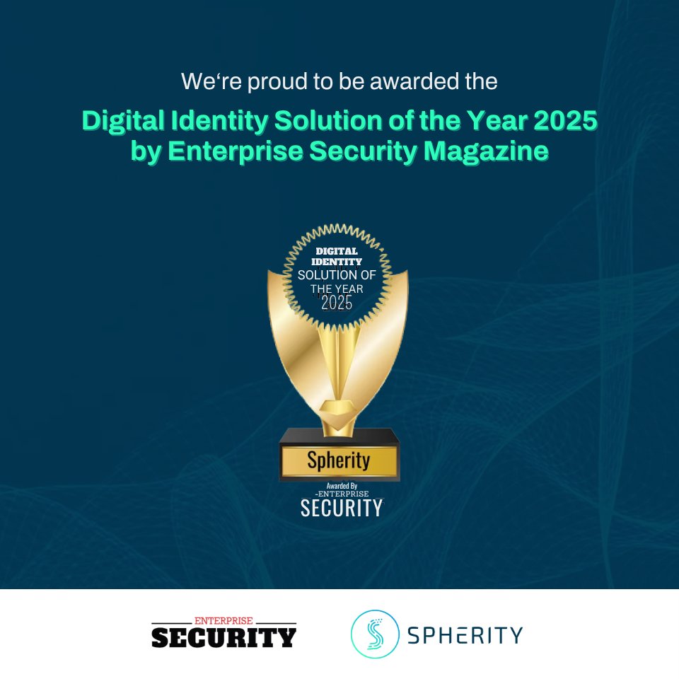 Spherity (@spherity) on Twitter photo We just received the Digital Identity Solution of the Year 2025 Award!
Huge thanks to <a href="/EPSecurityMag/">Enterprise Security Magazine</a> & everyone who helped build this future—where businesses & machines operate with provable trust.
Read more:
shorturl.at/5fT96
#Spherity #DigitalIdentity #awardwinning We just received the Digital Identity Solution of the Year 2025 Award!
Huge thanks to <a href="/EPSecurityMag/">Enterprise Security Magazine</a> & everyone who helped build this future—where businesses & machines operate with provable trust.
Read more:
shorturl.at/5fT96
#Spherity #DigitalIdentity #awardwinning