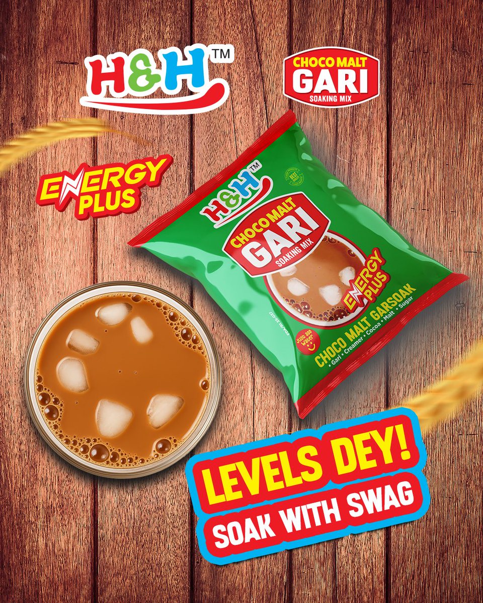 hnh_garimix's tweet photo. Level up your day with a tasty soak of H&H Choco Malt gari mix!
#HH #handh #h&hgariMix #handhGariMix #handhGariSoak #gariMix
#newGariMix #hAndh #gariProductionInGhana
#foryou https://t.co/v84KkHFALC