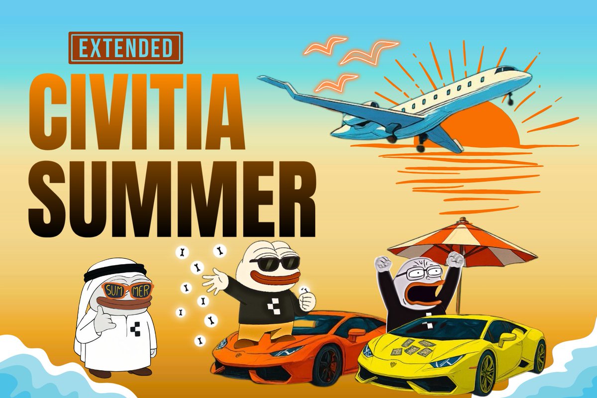 Civitia Summer Continues 🏖️

Seasons 7 and 8 will continue the summer theme through the end of July.

✦ Summer cities remain on the board
✦ Residence cost stays at 25 INIT
✦ 10k Jackpots each season

Content Creator Referral Campaign runs through Season 8 giving more time to