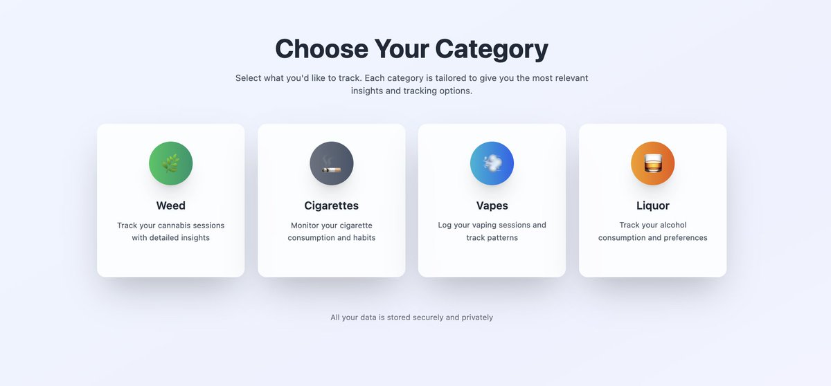 vibe coded something stupid (but i think it's cool) to track your sesh. Get insights into the patterns you are falling into. Whether you are monitoring habits or just curious, totally your call, but yeah check it out!

seshlog.vercel.app