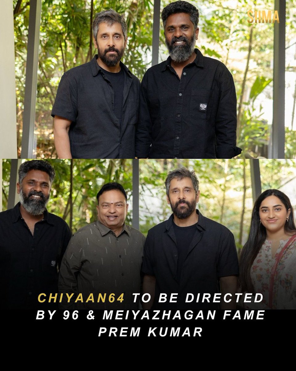 siima's tweet photo. #ChiyaanVikram teams up with the visionary behind 96 and Meiyazhagan — director #PremKumar 🎬

Presenting #Chiyaan64 — a journey that’s bound to leave a lasting mark ✨

@chiyaan #ChiyaanVikram #PremKumar #TamilCinema #96Movie #meiyazhagan #Chiyaan64 #SouthCinema #SIIMA https://t.co/Kbahi9t6Ti
