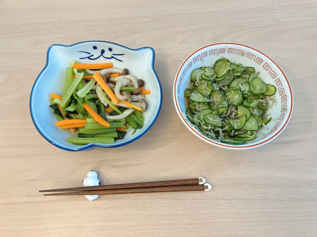 _mn327's tweet image. 最近のご飯は野菜が多め🐻‍❄️🥦🥬🫛
