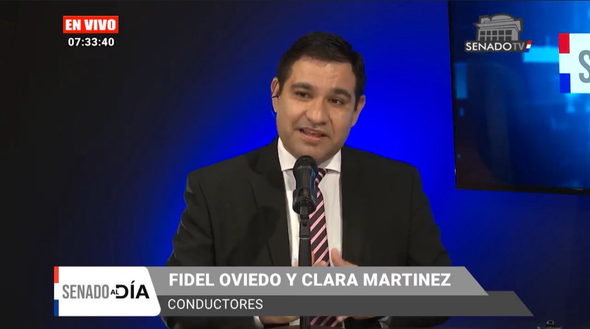 Senado TV (@senadotv24) on Twitter photo 🔴 EN VIVO – Senado al día. Conducen <a href="/Clarymv/">Clarita Martínez Verdún</a> y <a href="/OviedoFidel/">Fidel Oviedo</a>
Canal 24: IPTV Copaco
Canal 4: Tigo star
YouTube: youtube.com/live/erI3iYpBd… 🔴 EN VIVO – Senado al día. Conducen <a href="/Clarymv/">Clarita Martínez Verdún</a> y <a href="/OviedoFidel/">Fidel Oviedo</a>
Canal 24: IPTV Copaco
Canal 4: Tigo star
YouTube: youtube.com/live/erI3iYpBd…