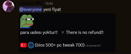 tweak yaptırmak isteyenler dcden iletişime geçebilir

discord.com/invite/AXtG3hY…