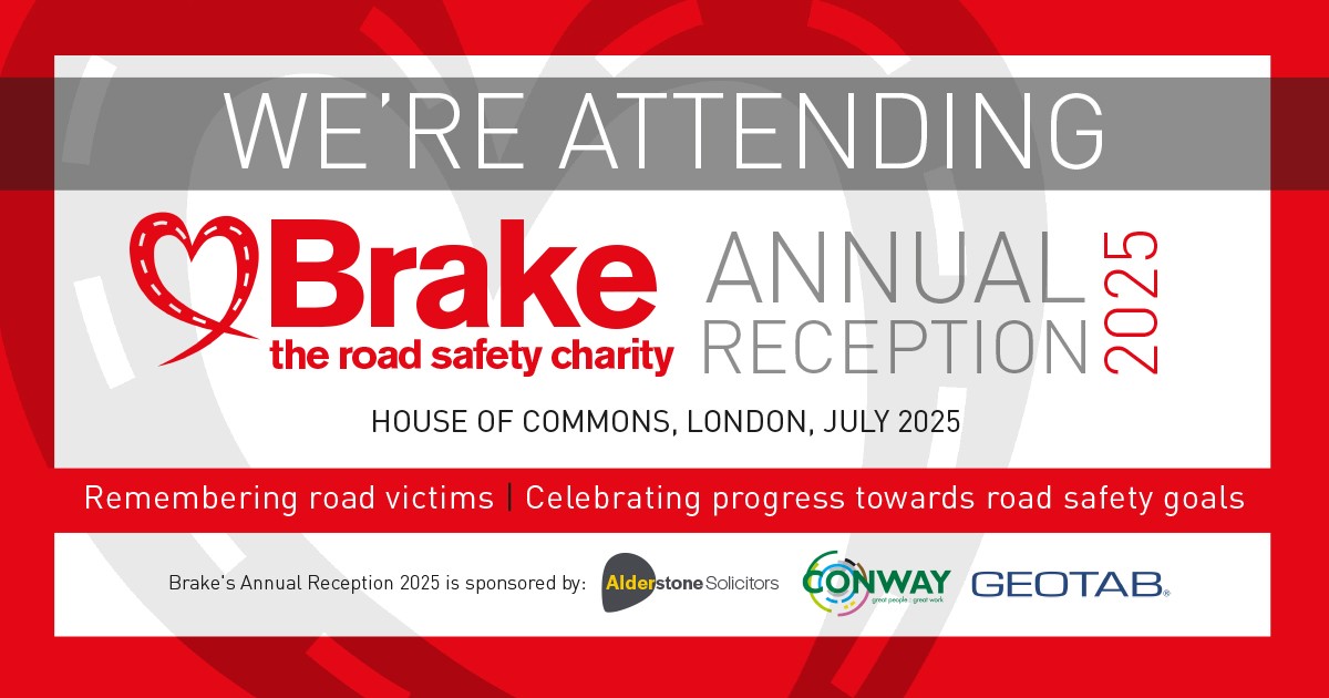 We're excited to host our Annual Reception tomorrow at the House of Commons. We're looking forward to seeing some of our supporters to celebrate progress and remember road victims.

Thank you Anna Sabine MP for hosting and our sponsors <a href="/AlderstoneSolic/">Alderstone Solicitors</a> <a href="/FMConwayltd/">FM Conway</a> and <a href="/GEOTAB/">Geotab</a>