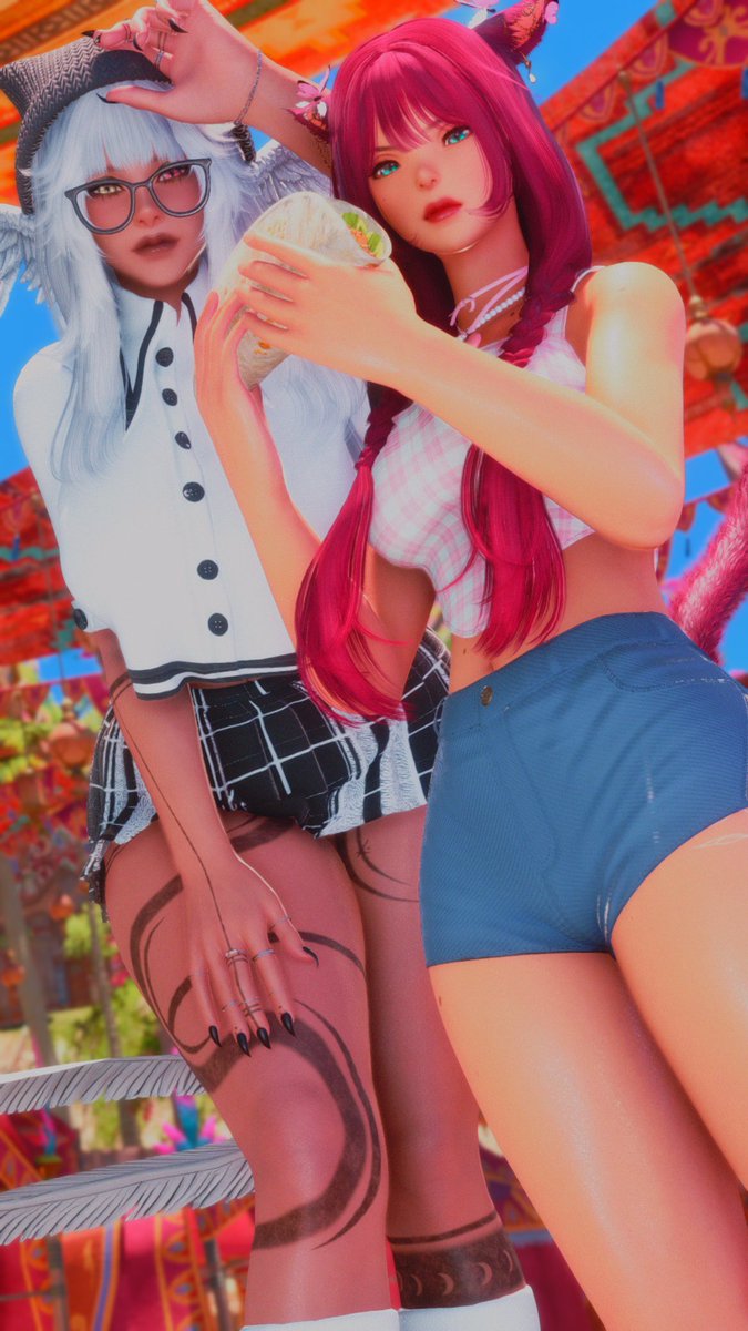 "𝖫𝗂𝗌𝗍𝖾𝗇, 𝖳𝖺𝖼𝗈𝗌 𝖳𝗂𝗆𝖾 𝗂𝗌 𝖵𝖤𝖱𝖸 𝗌𝖾𝗋𝗂𝗈𝗎𝗌 𝖻𝗎𝗌𝗂𝗇𝖾𝗌𝗌 !" 😤

Thank you for this collab Zari, I had a lot of fun posing our characters 🥰

#FFXIVGpose | #EorzeaPhotos | #Gposers | #ffxivsnaps