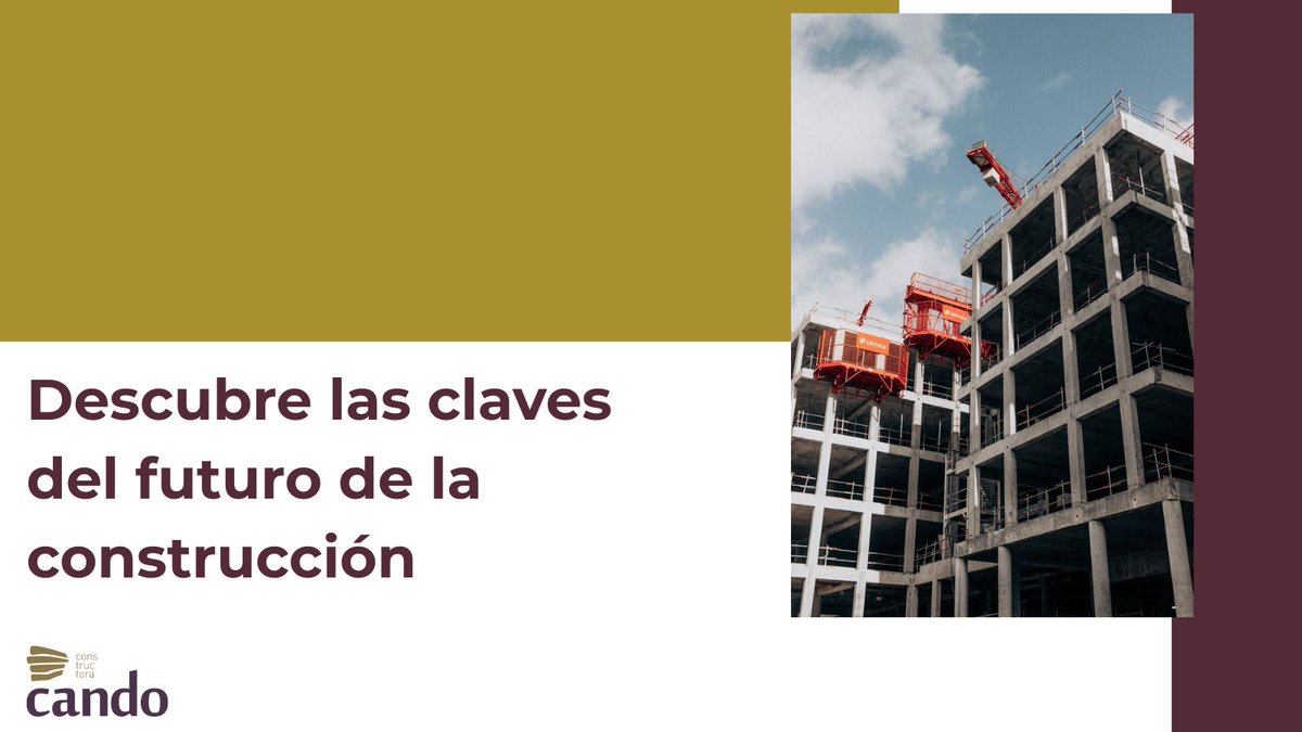 En Cando Constructora apostamos por construir con eficiencia, responsabilidad y visión de futuro.
Claves del sector: materiales sostenibles, eficiencia energética, diseño bioclimático, energías renovables y domótica.
Innovación y sostenibilidad no son opción, sino esencia. 🌿🏗️