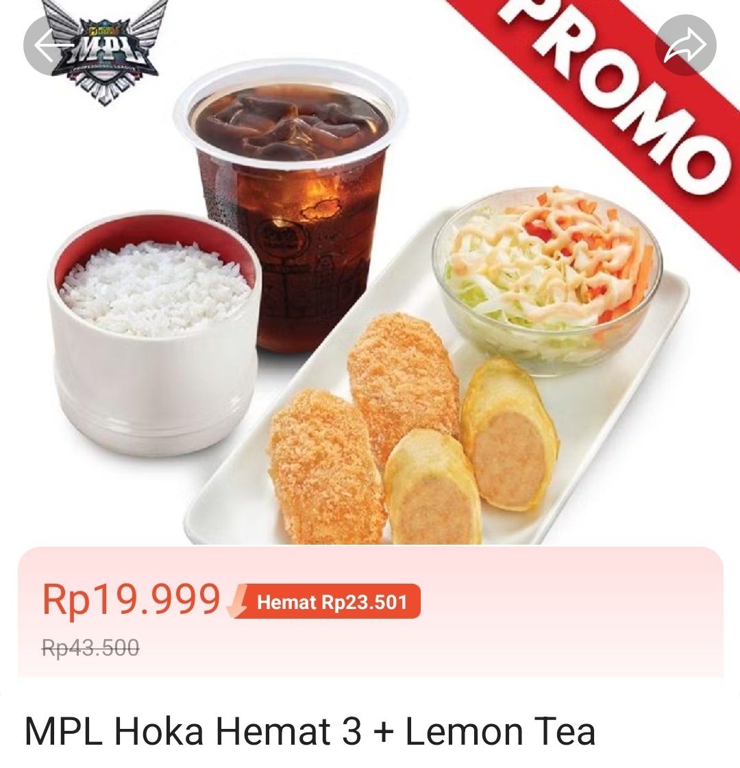 Buat yang mager keluar tapi pengen jajan enak ?👩‍👧‍👦
Tenang, ShopeeFood punya diskon hemat banget. Aku udah cobain dan hemat bangeet ...😍
Gak keluar rumah tapi tetep bisa makan enak 💅
Oh ya ini lewat shopeefood deals ya.. 
Janji jiwa 5RB , hokben 19RBan 😱