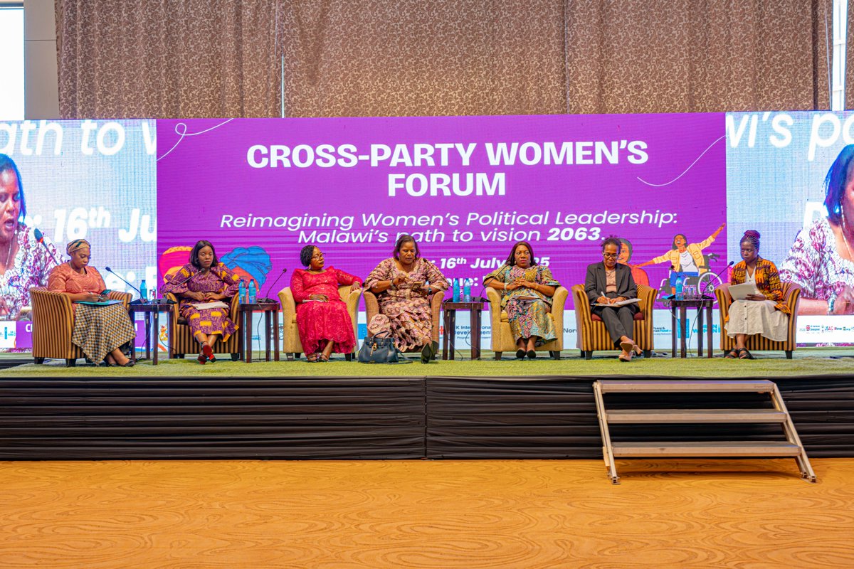 unwomenmalawi's tweet image. Underway: Cross Party Women’s Forum 🇲🇼
Women leaders are standing strong for equity, representation & action ahead of #Malawi2025.
A democracy that excludes women is incomplete.
#SheLeadsMW #PoliticalLeadership #WomenInPolitics
Highlights so far⬇️