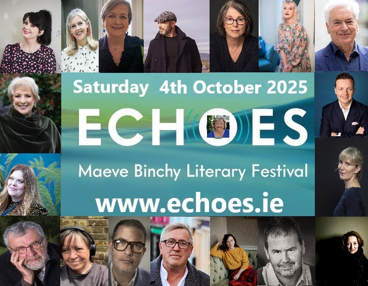 dalkeycastle's tweet image. Sat 4th Oct 2025: Echoes Maeve Binchy Literary Festival
featuring: Marian Keyes, Claire Keegan, Donal Ryan, Patricia Scanlan, Catherine Dunne, Andrew Meehan, Lisa Harding, Sinéad Moriarty, Anna Carey, Michael Harding, Ian Robertson, Sophie White, et al
echoes.ie