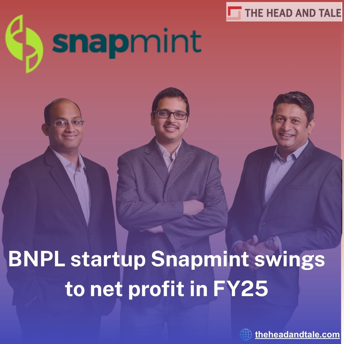 theheadandtale's tweet photo. Snapmint, a buy now pay later (BNPL) startup, swung to a net profit in the fiscal ended March 31, 2025, according to a report.  Read this story on @theheadandtale  https://t.co/vzEfcPLVMD #Snapmint #BNPL #Startup #financials https://t.co/HXgmOiZ1JF