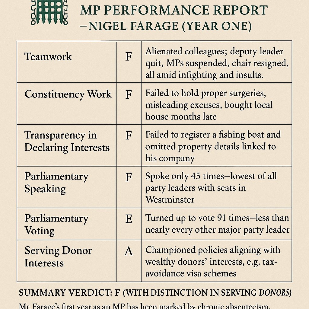 Not with you in charge, you're by far the laziest MP in parliament 
Maybe spend less time talking a good job on Twitter and more time actually turning up for work