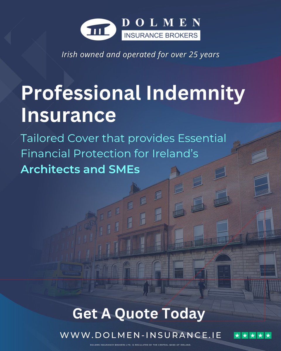 Protect your professional reputation and assets with our comprehensive coverage tailored to your specific needs. 
🌐 indemnityinsure.ie/professional-i…

#ireland #irishbusiness #riai
#professionals #ireland #housebuild #architect #archtectIreland