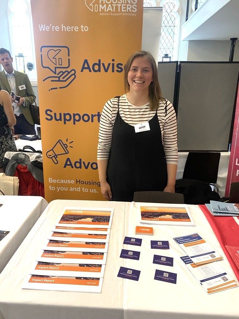 Here’s our Director, Alice, at the recent Charles Plater Trust awards ceremony.

Charles Plater generously funds our Working Upstream project, which brings our housing support services directly into trusted community hubs around Bristol.