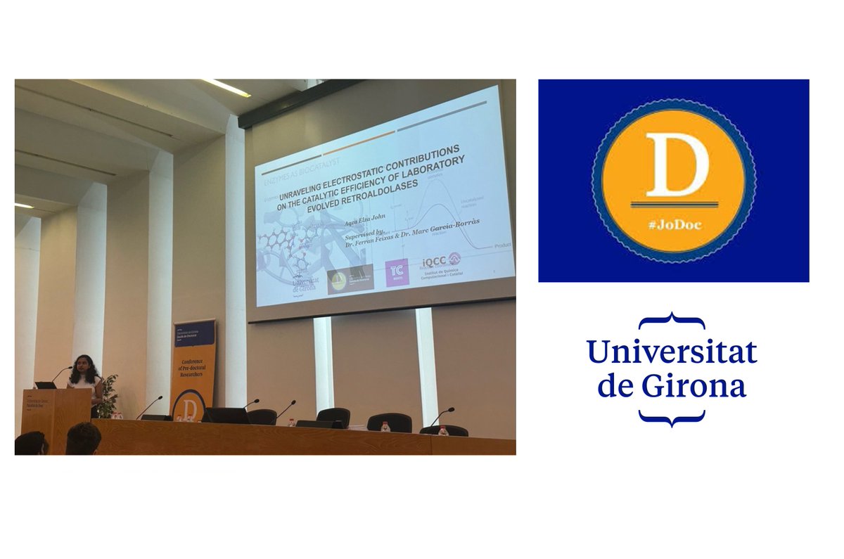 IQCCUdG's tweet image. Congratulations! Aqza Elza John wins Best Presentation Award at JODOC 2025 @JoDoc_UdG
#IQCCproud
@gentudg @univgirona @UdGRecerca @TCBioSys @InterUdG
udg.edu/ca/instituts/q…