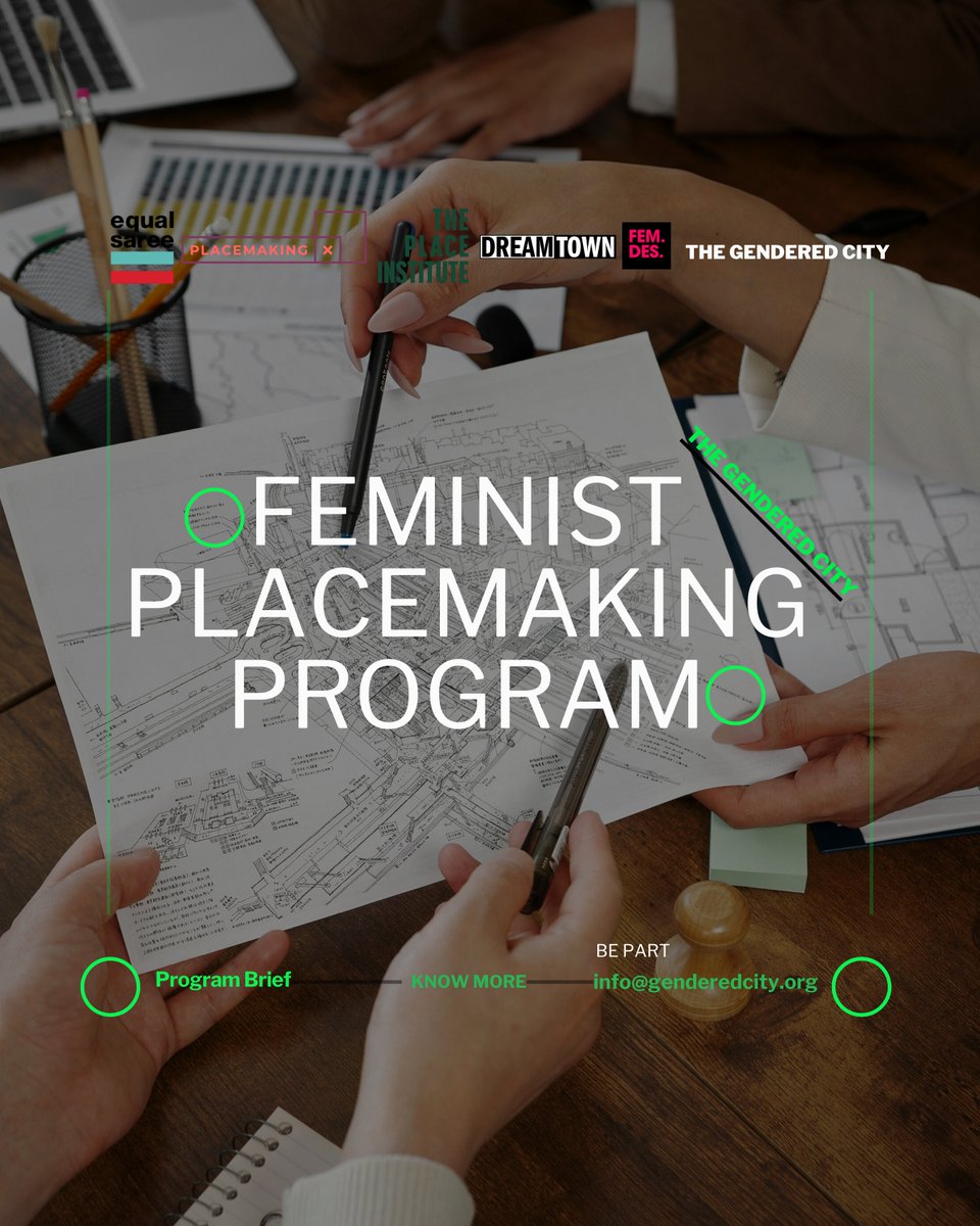 Nourhan Bassam (@nourhanbassam12) on Twitter photo Is your organization ready to shape the next #feminist placemaking revolution?
Join the first-ever #FeministPlacemaking Program by <a href="/Thegenderedcty/">The Gendered City</a> working at the intersection of #communities, #places, and #equity. ๐๐ From #Amsterdam to the world.
genderedcity.org/feminist-pm-prโฆ Is your organization ready to shape the next #feminist placemaking revolution?
Join the first-ever #FeministPlacemaking Program by <a href="/Thegenderedcty/">The Gendered City</a> working at the intersection of #communities, #places, and #equity. ๐๐ From #Amsterdam to the world.
genderedcity.org/feminist-pm-prโฆ