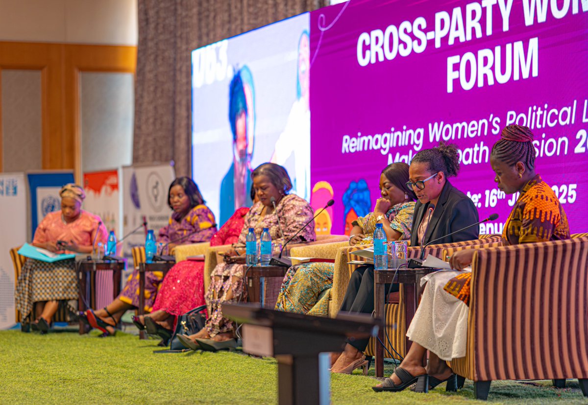unwomenmalawi's tweet image. Underway: Cross Party Women’s Forum 🇲🇼
Women leaders are standing strong for equity, representation & action ahead of #Malawi2025.
A democracy that excludes women is incomplete.
#SheLeadsMW #PoliticalLeadership #WomenInPolitics
Highlights so far⬇️