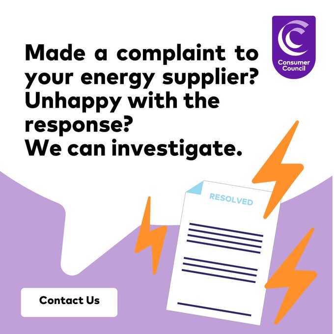 Have you made a complaint to your energy supplier but haven’t received a satisfactory response? 
Get in touch with us.
We can investigate➡️ billing issues, customer service failings or problems with your meter.
Ways to contact us⬇️
☎️ 0800 121 6022
✉️