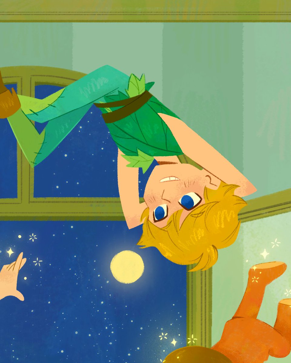 I forgot to post this here! I'm working on a couple of illustrations based on Peter Pan for my portfolio #kidlitart #kidlit
